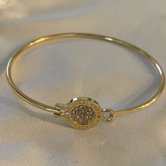 Michael Kors Jewelry - Michael Kors Gold Bangle Pave Bracelet